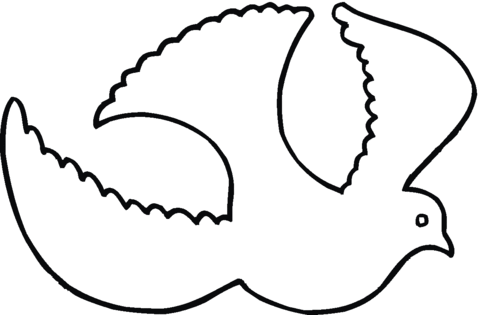 Pigeon 3 Coloring page