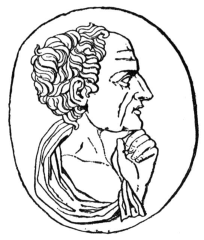 Portrait Of Aristotle  Coloring page