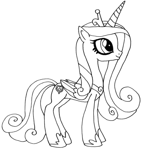 Princess Candance Coloring page