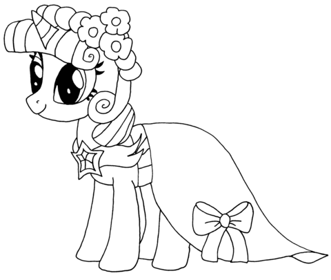 Princess Twilight Sparkle Coloring page