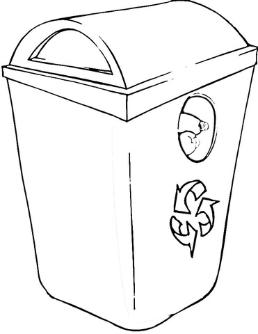 Recycling  Coloring page