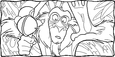 Rafiki  Coloring page