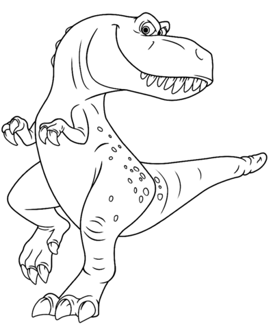 Ramsey from The Good Dinosaur Coloring page