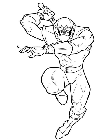 Ranger White  Coloring page