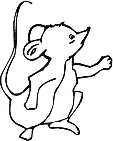 Rat 20 Coloring page