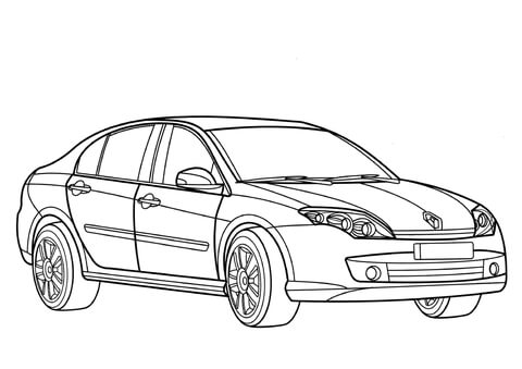 Renault Laguna  Coloring page