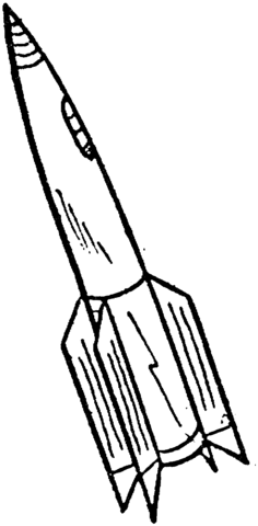 Rocket Coloring page