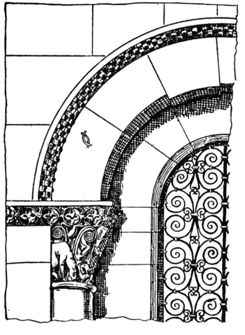 Roman Arch  Coloring page