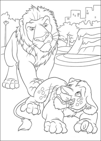 Samson And His Son Ryan  Coloring page