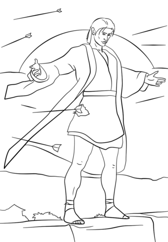 Samuel the Lamanite Coloring page