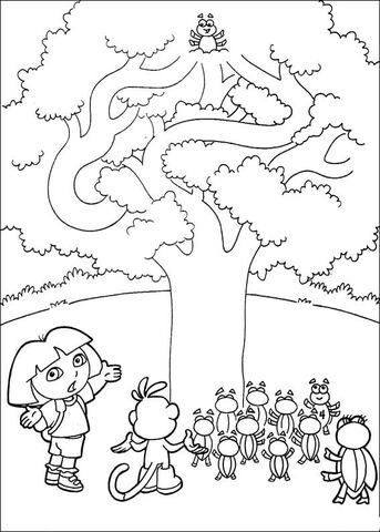 A Tree Coloring page