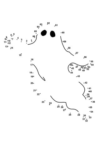 Scaring Ghost Dot to dot