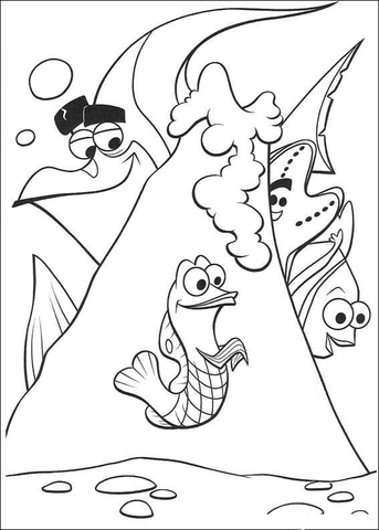 Seahorse Coloring page