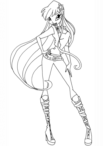 Season 5 Disco Stella Coloring page