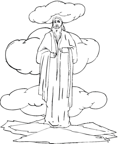 Sermon on the Mount  Coloring page