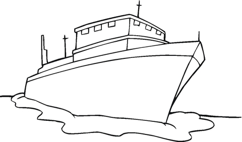 Ship  Coloring page