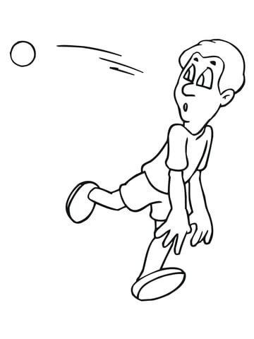 Shot Putter Coloring page