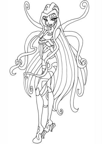 Sirenix Darcy Coloring page