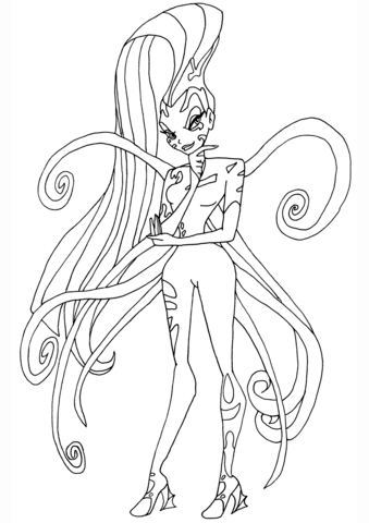 Sirenix Icy Coloring page