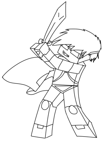 SkyDoesMinecraft Coloring page