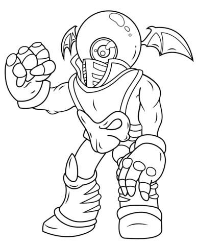 Skylanders Giants Eye Brawl Coloring page