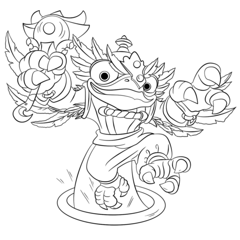 Skylanders Hoot Loop Coloring page