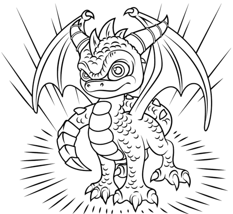 Skylanders Spyro Coloring page