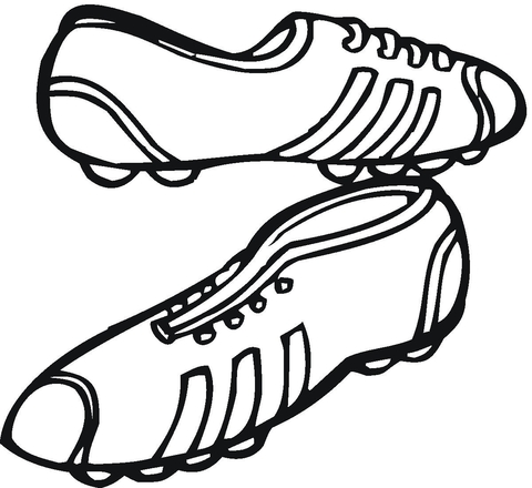 Sneakers  Coloring page