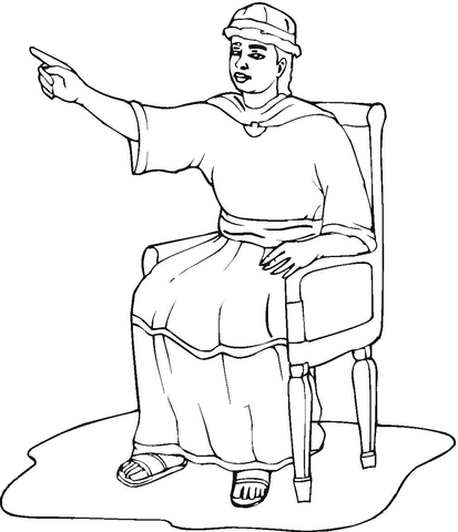 Solomon  Coloring page