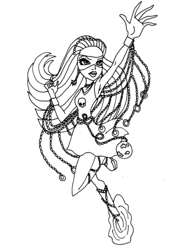 Spectra Polterghoul Coloring page