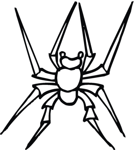 Spider 9 Coloring page