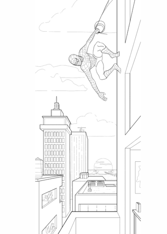 Spiderman Coloring page