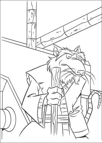 Splinter  Coloring page