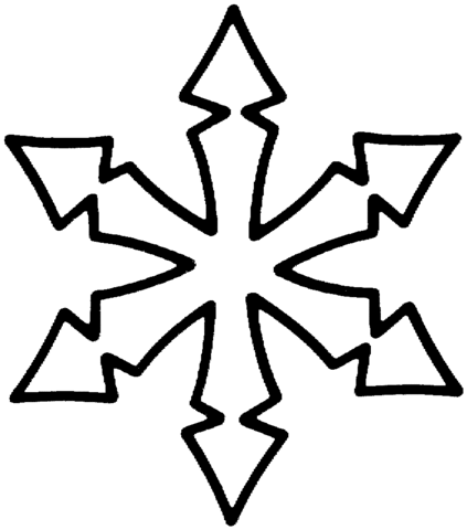 Snowflake  Coloring page