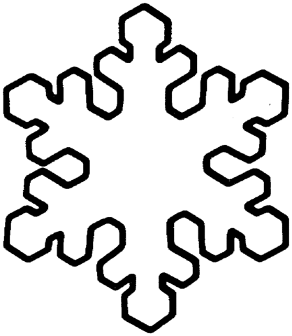 Snowflake Coloring page