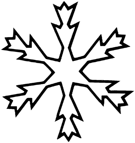 Snowflake 13 Coloring page