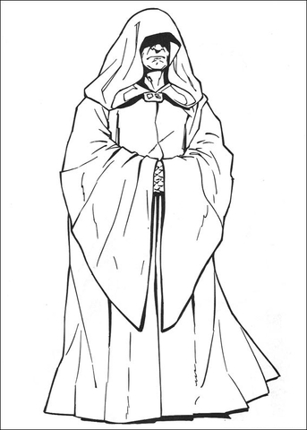 Darth Sidious Coloring page