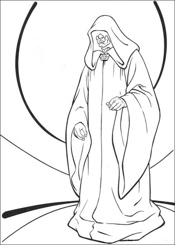 Star Wars Emperor Palpatine Coloring page