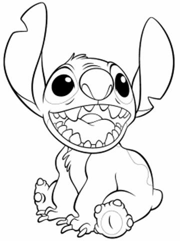 Stitch  Coloring page