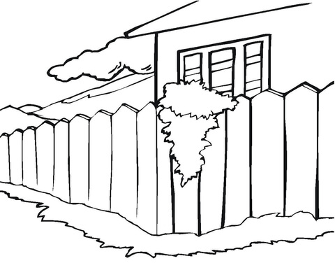 Summer House  Coloring page