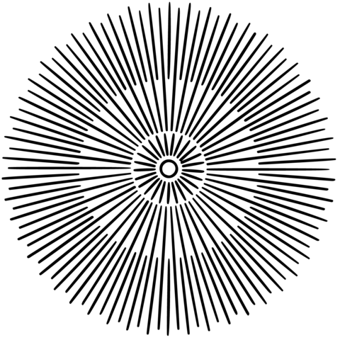 Sun Mandala Coloring page