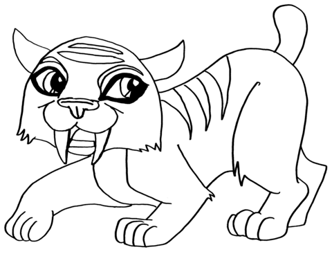 Monster High Sweet Fangs Coloring page