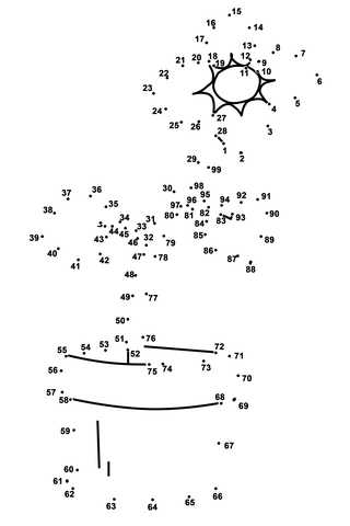 Symbolic Flowerpot Dot to dot