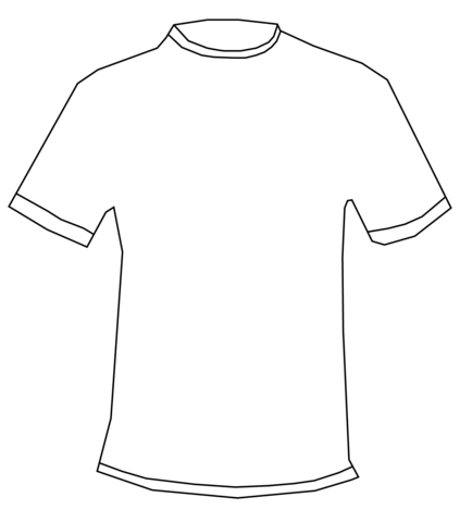 T-shirt Coloring page