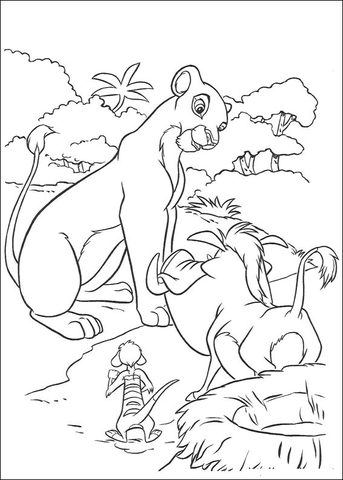 Sarabi Coloring page