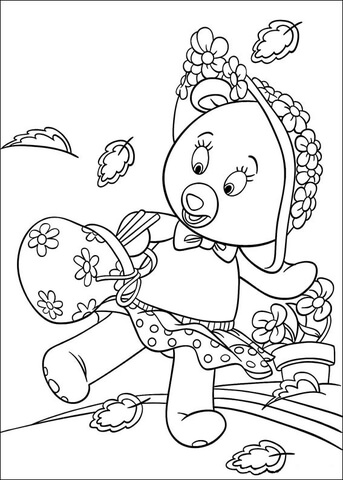 Tessie Bear  Coloring page