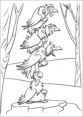 The Birds  Coloring page