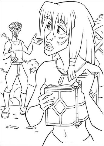 Kida Coloring page