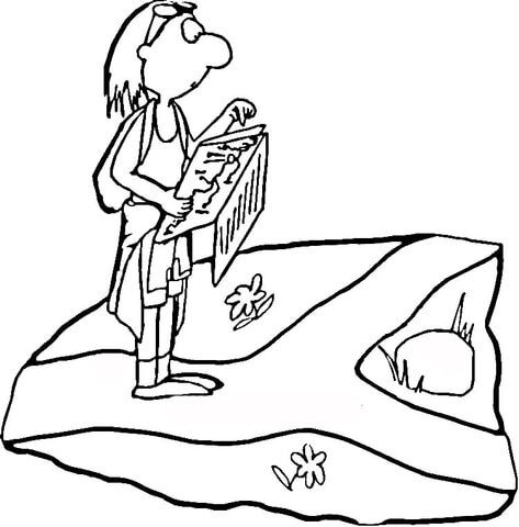 The Crossroad  Coloring page