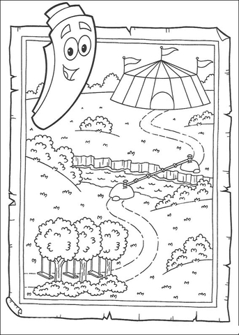 The Map  Coloring page